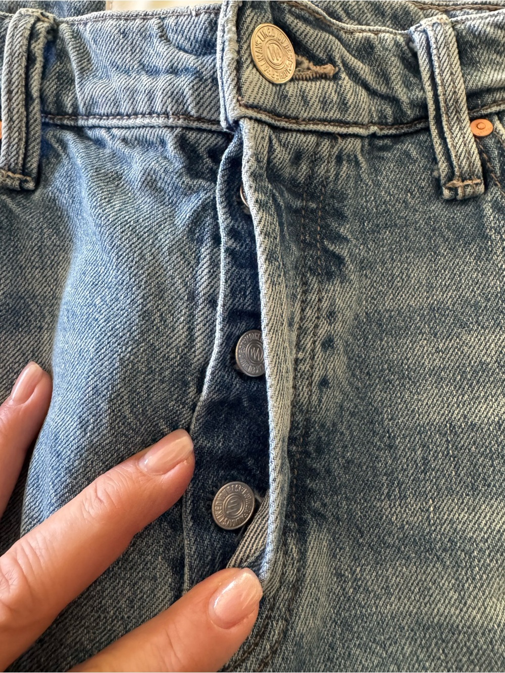 MOTHER Superior The Ditcher Crop Jeans 29 Leap At The Chance Straight Leg - Picture 10 of 10
